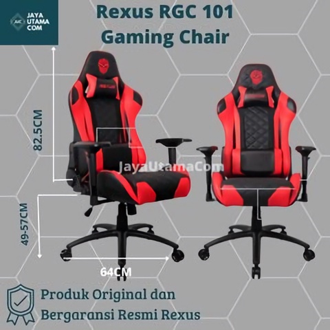 Rexus Gaming Chair Kursi RGC 101 Original
