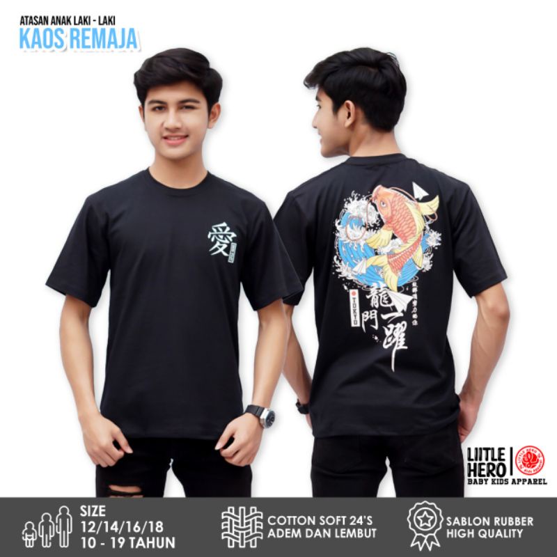 Kaos Distro Remaja By LITTLE HERO 10-19 Tahun Kaos Anak Remaja Kekinian Terlaris