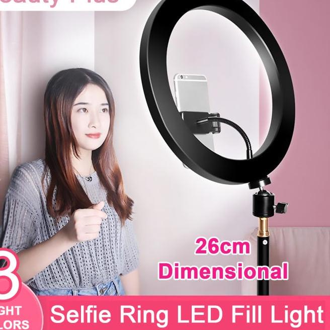 Harga Irit Selfie Ring Light 10&quot;inch 26cm Lampu Ring LED Soft Light Premium R26