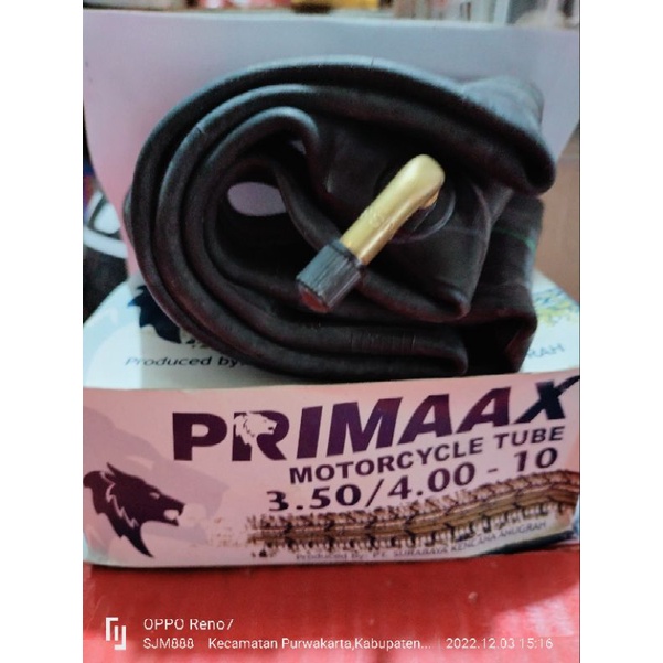 ban dalam primax 100/80-10 / 350/400 ring 10