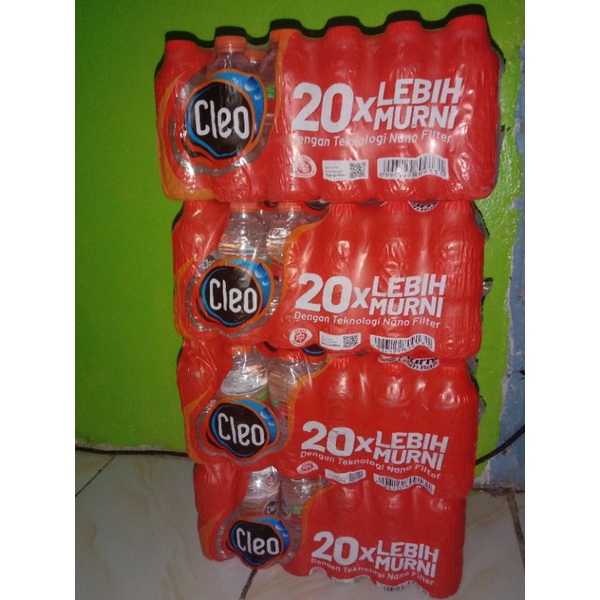 

CLEO AIR MINERAL 220ML BOTOL 1 PAK ISI 24 BOTOL