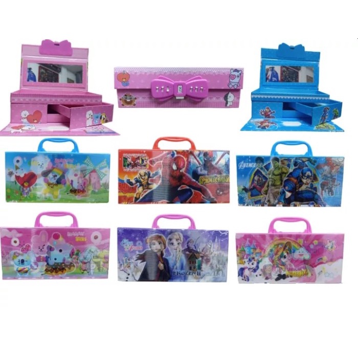 

Tempat Pensil Kotak Pensil 3 Susun Kode 3D Karakter / Tempat Pensil Fancy 3 Tingkat