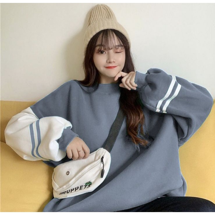 SWEATER WANITA OVERSIZE MOONA SWEATER OVERSIZE WANITA KOREAN STYLE