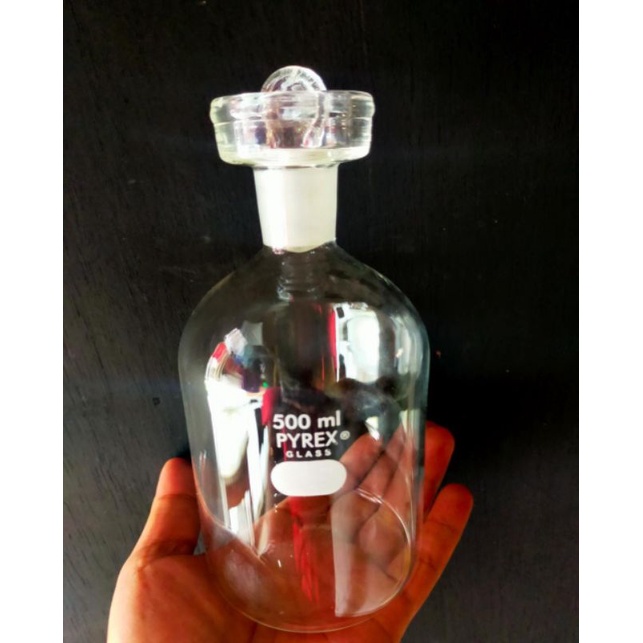 Botol Bod 500ml pyrex / Botol winkler 500 ml pyrex