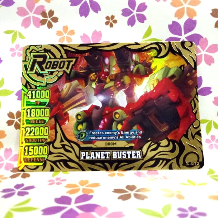 Kartu Hero Of Robots Legend Event Planet Buster Ngv6