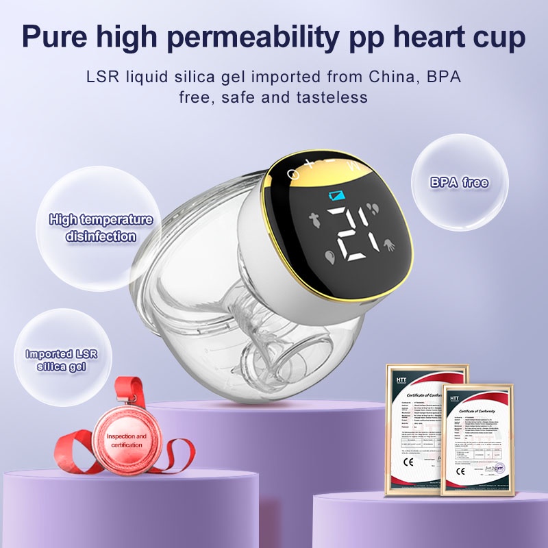 AmazeFan pompa asi handsfree pompa asi manual electric tanpa kabel handsfree breastpump 4mode dan12 tingkat penyesuaian kekuatan alat pompa asi mom uung yang dapat dipakai Diam Tanpa rasa sakit Meningkatkan produksi susu Anti-kebocoran dan aliran balik