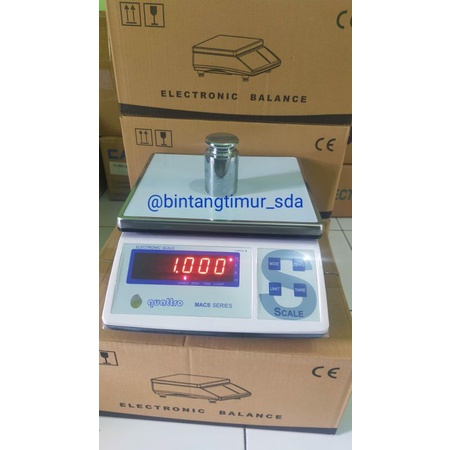 Timbangan Digital Quatro MACS 1.5kgx0.05gram / 3kgx0.1gram