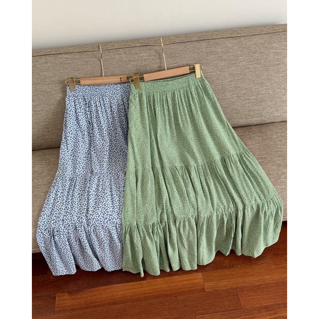 (𝐑𝐨𝐬𝐞𝐥𝐥𝐚𝐜𝐥𝐨𝐬𝐞𝐭) SOOMI MIDI SKIRT | vintage skirt | rok korea