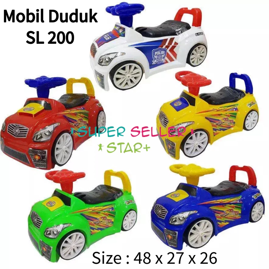 MAINAN ANAK LAKI LAKI MOBIL POLICE DUDUK / MAINAN MOBILAN POLISI DUDUK