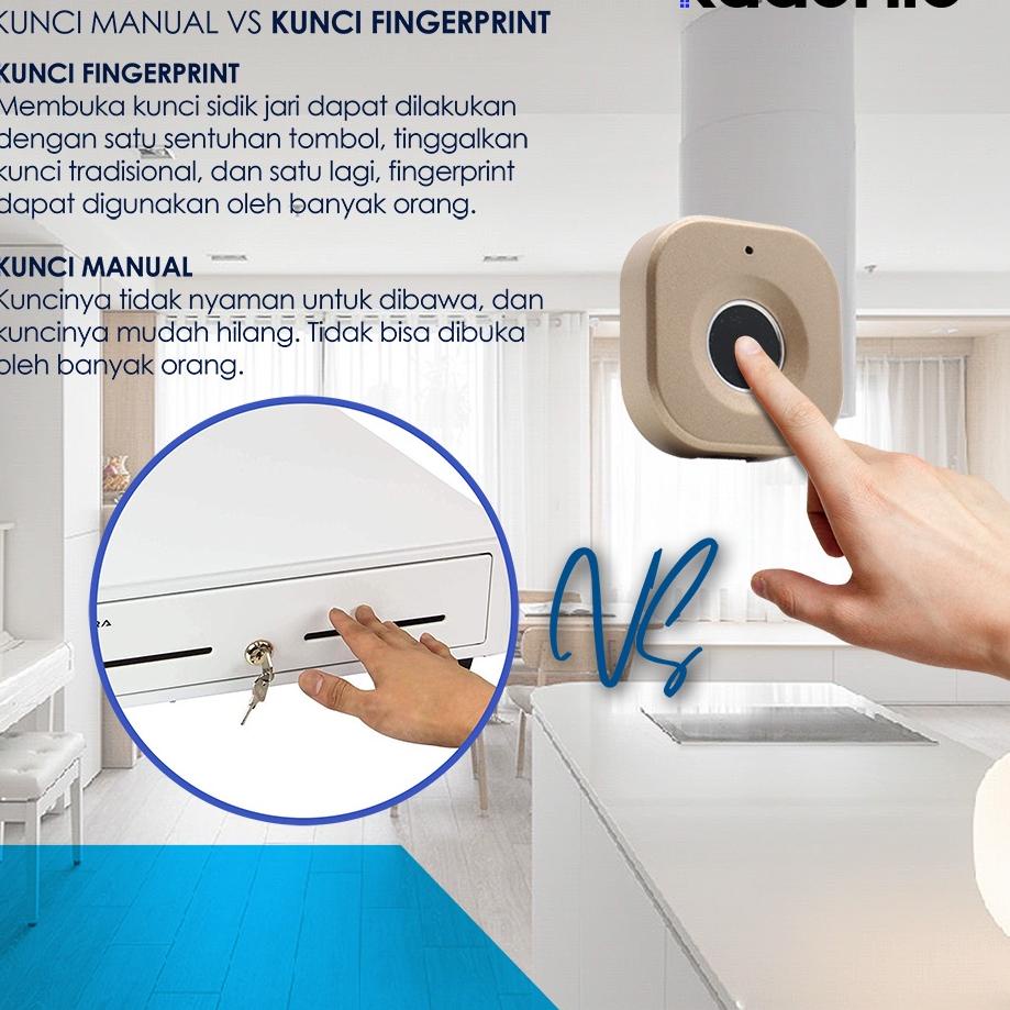 Borong Terkini Kadonio kunci kabinet elektronik Kunci Sidik Jari Elektrik laci lemari Kabinet Kantor kunci lemari sliding kunci lemari kayu