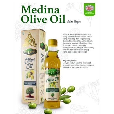 

Minyak Zaitun Medina 325 ML Extra Virgin Olive Oil