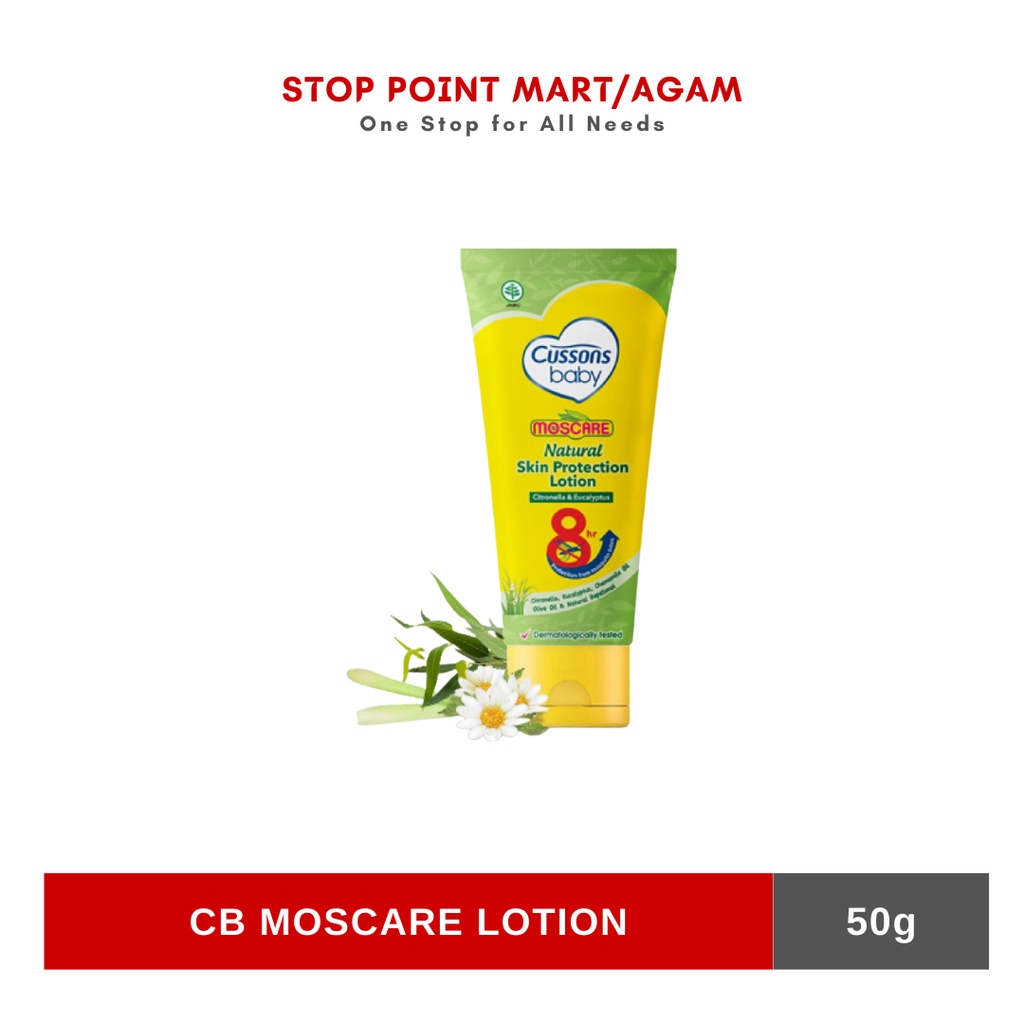 Jual Cussons Baby Moscare Citronella & Eucalyptus Lotion Anti Nyamuk