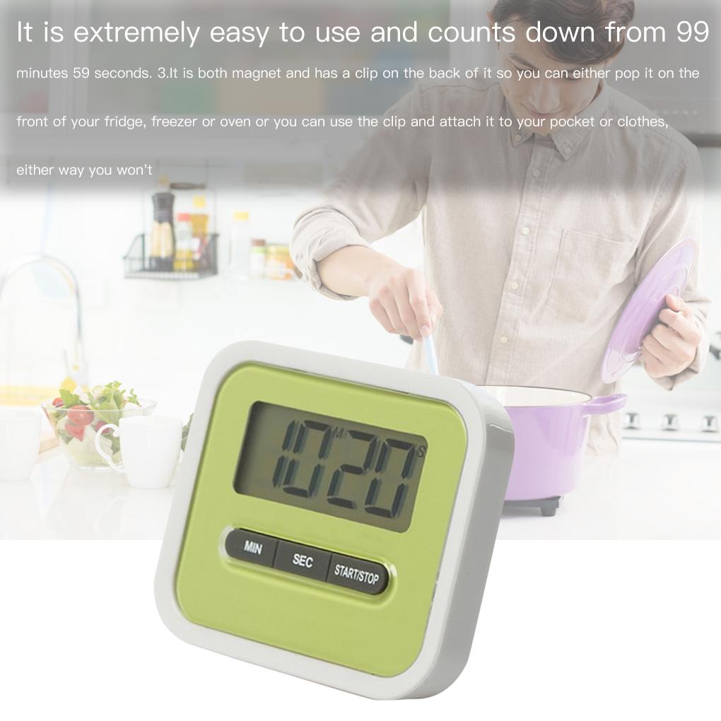 Timer Dapur LCD Display Masak Baking Digital Waktu 0sampai99