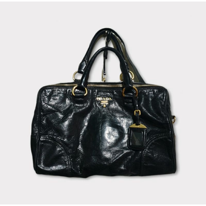 prada leather bag bl0822 second