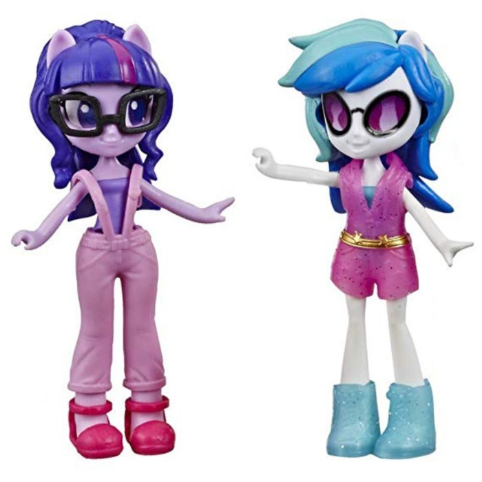 My Little Pony Equestria Girls Minis Twilight Sparkle & Dj Pon 3 Inch #Original