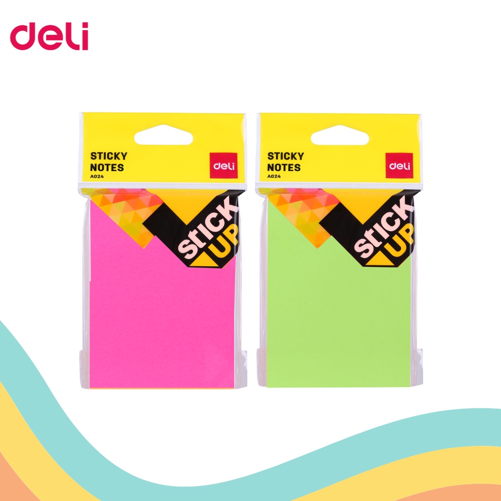 

STICK NOTE DELI NEON 76X101 A02402 (1 PCS)