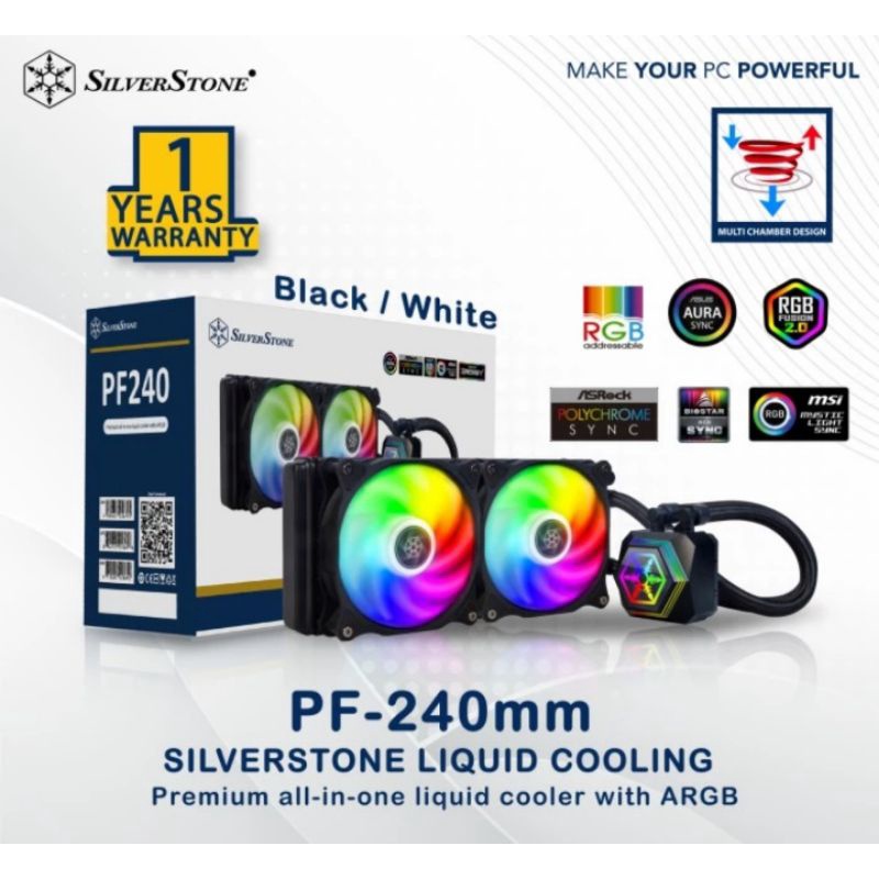 SILVERSTONE AIO LIQUID COOLER PF 240 ARGB