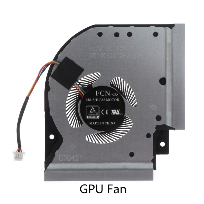 Btsg CPU GPU Fan Laptop Cooling Fan DC12V 1A 4-pin 4-kabel Untuk ASUS ROG Strix GL504 GL504G GS Laptop Part Brushless Moto