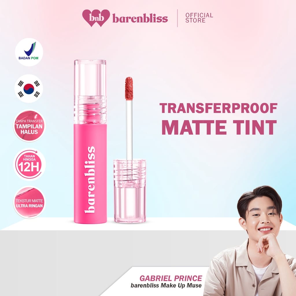 ✿ELYSABETHME✿ BNB BARENBLISS MATTE TINT BLOOMATTE KOREAN liptint ombre ala korea | WATERPROOF TRANSFERPROOF TAHAN LAMA