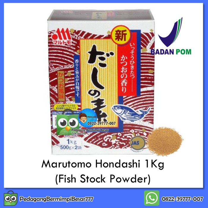 

Marutomo Hondashi 1Kg | Kaldu Ikan
