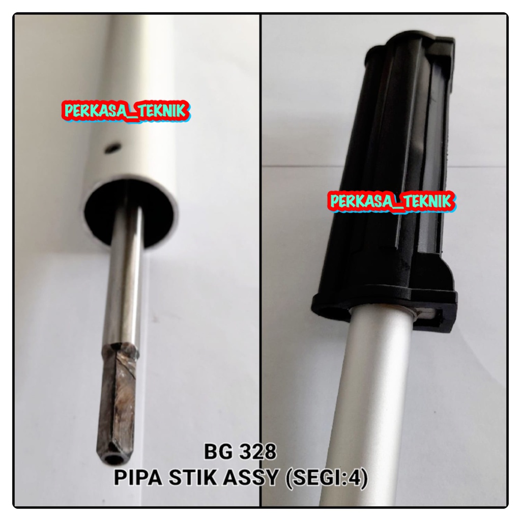 BG328 DRIVE SHAFT SEGI 4 PETAK PIPA STIK ASSY KOMPLIT POTONG RUMPUT BG 318 328 338