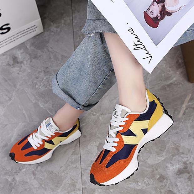 TBIG [COD] Sepatu Sekolah Sneakers Import Shoes NBALNACE Wanita Sepatu Korea Style Sekolah Kuliah