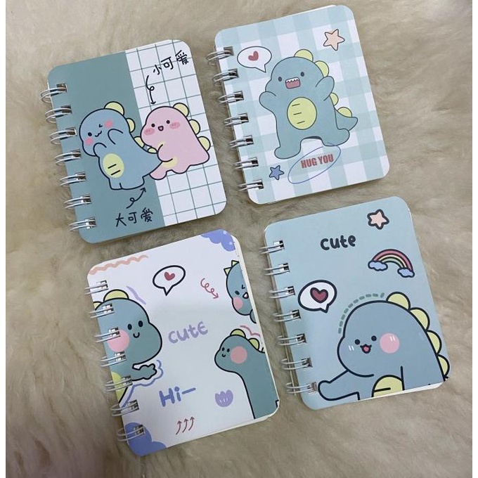 

Buku Catatan Notebook Planner Dinosaur Korean Cute Bergaris A5