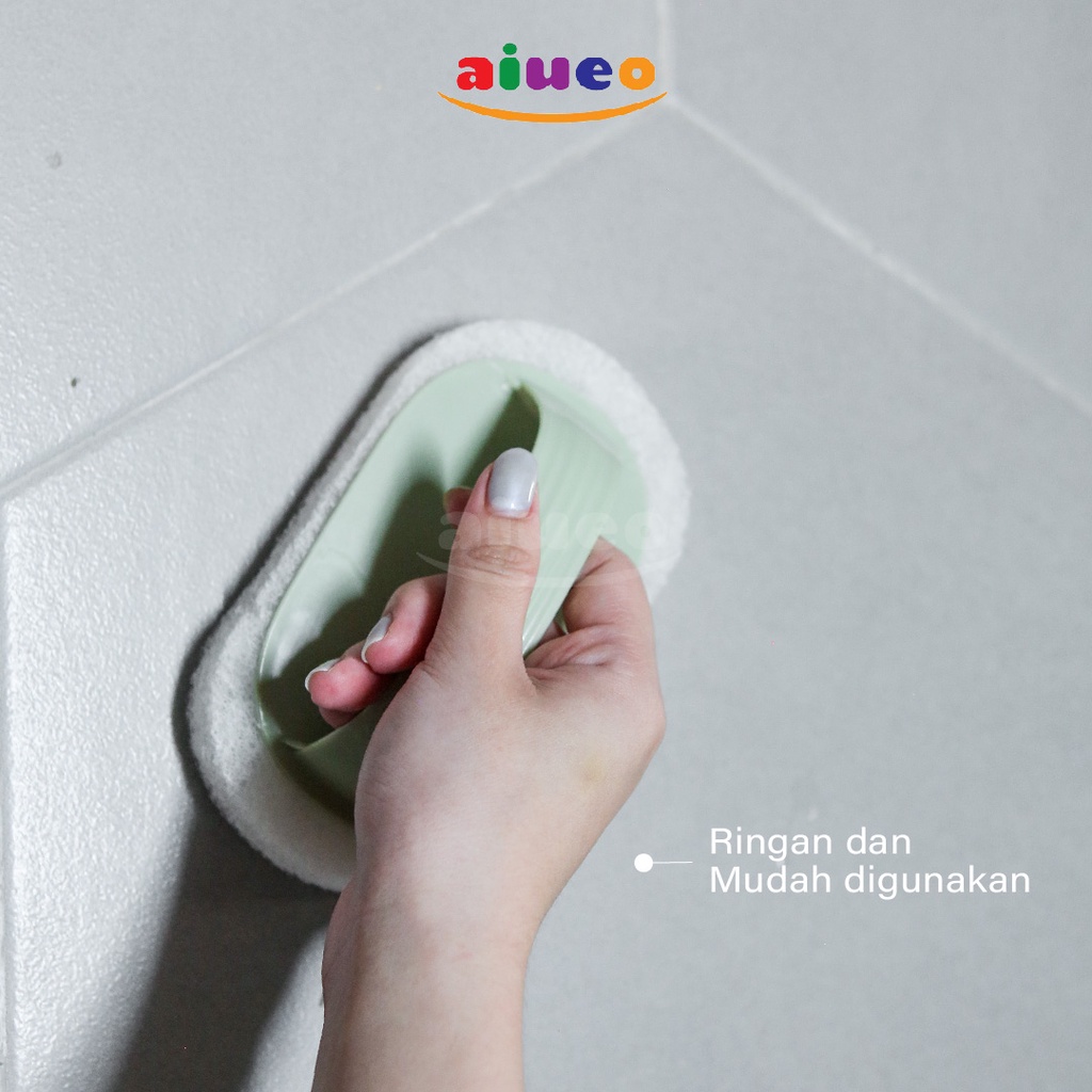 AIUEO | Sikat Serbaguna Wastafel Sink Kamar Mandi Lantai | Sikat murah serbaguna warna hijau