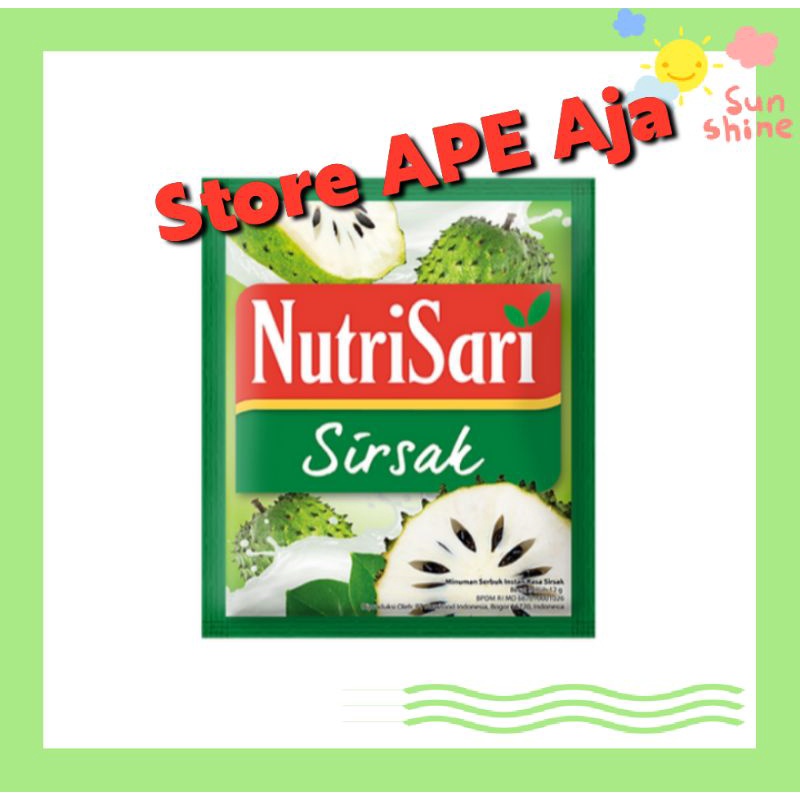 

NUTRISARI RASA SIRSAK [ 14gr X 10 Sachet ]