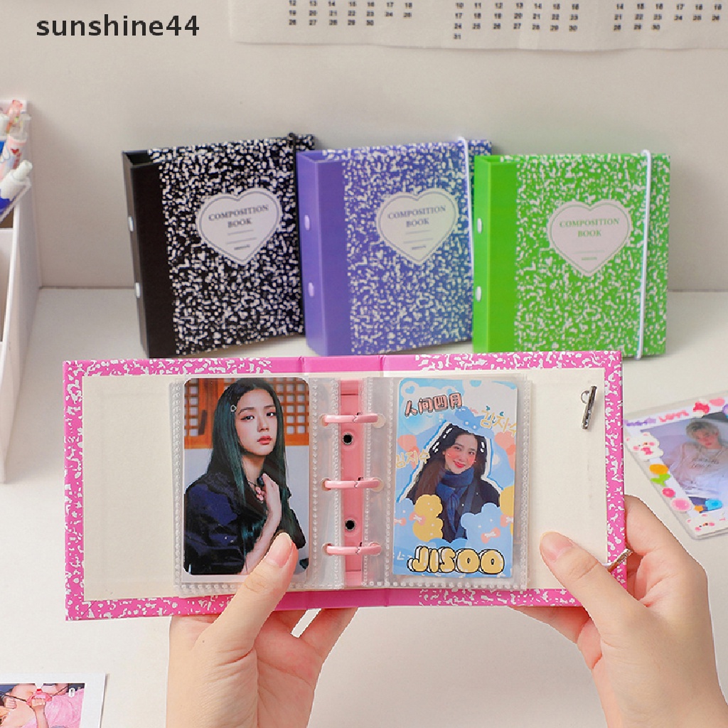 Sunshine New A8 Binder Kpop Photocard Collect Book Chasing Stars Album Foto Gambar Idol Penyimpanan Buku Photo Card Sleeves Collect Book.