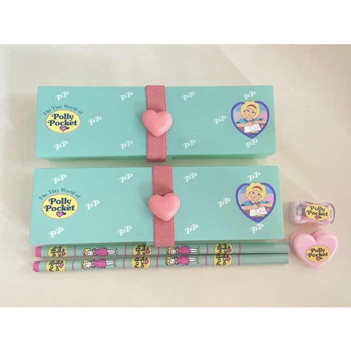 

VINTAGE STYLE POLLY POCKET STATIONERY SET