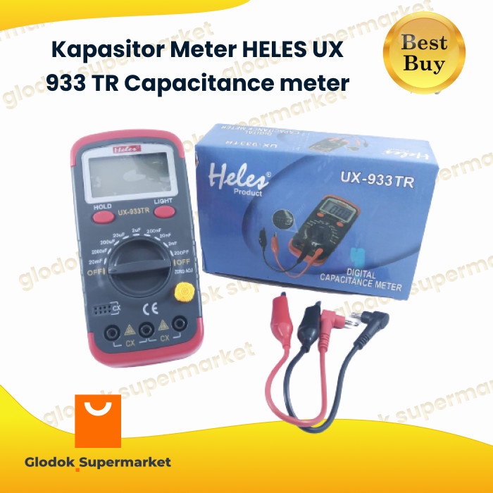 KAPASITOR METER HELES UX 933 TR CAPACITANCE METER UX933TR