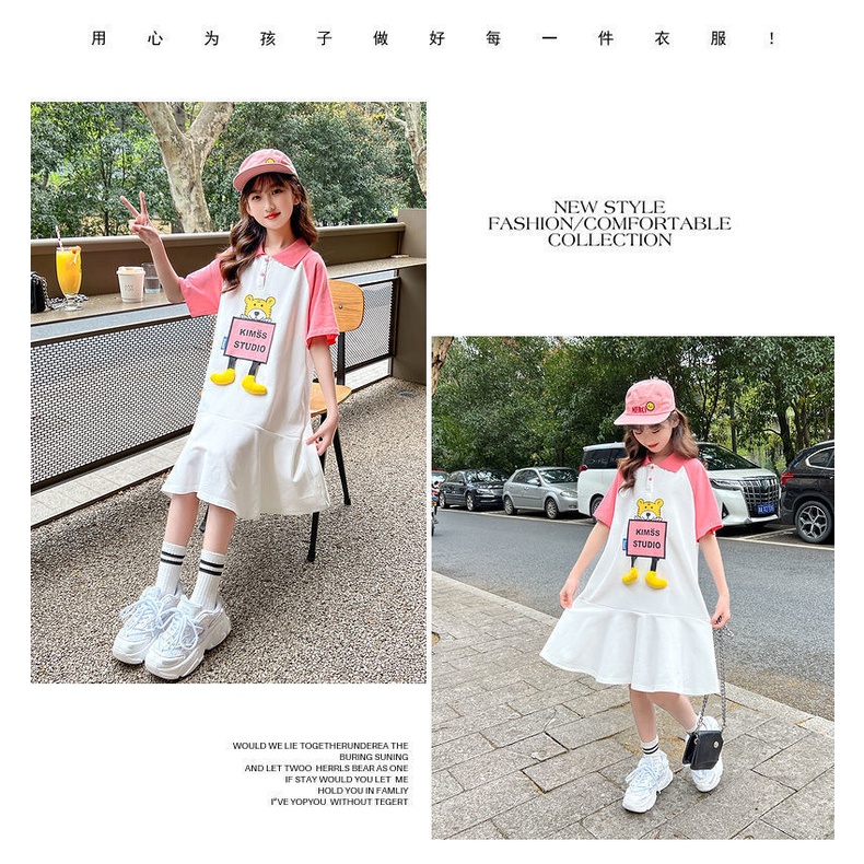 Dress Anak Perempuan Teen ISHANA Baju Gaun Remaja Perempuan Import