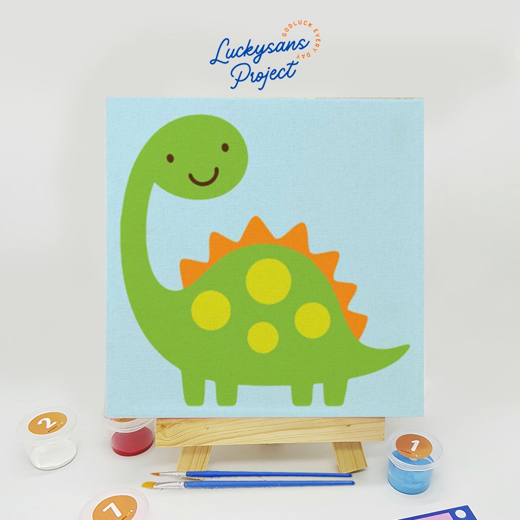 

DIY , Paint by number kids , alat bantu melukis anak , paint by number kit animal , paint by number kit dinosaurus , mainan kreatif , edukatif , alat bantu menggambar