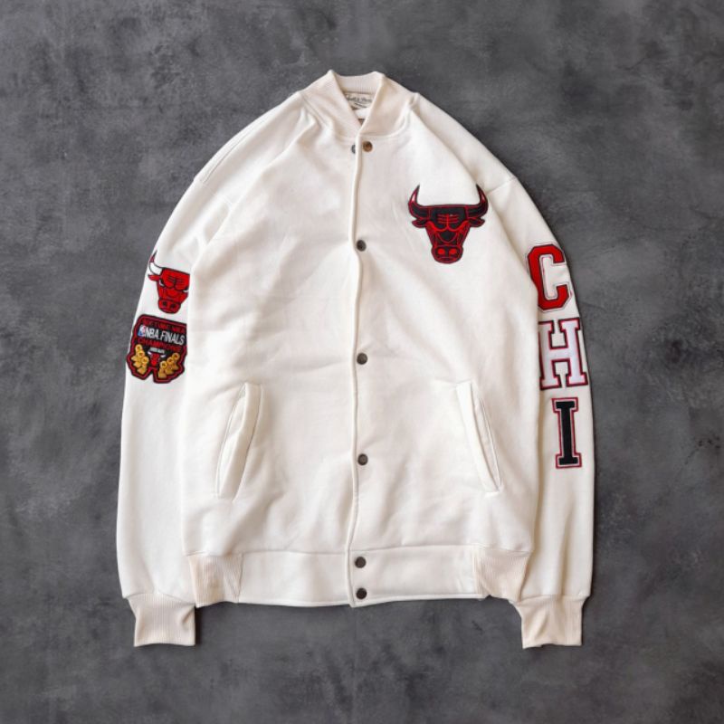 VARSITY JAKET HOODIE SWEATER CHICAGO BULLS FULLTAG &amp; LABEL