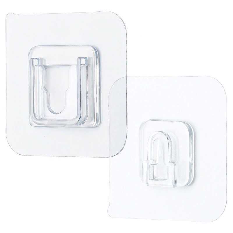 TCMAKE Rak Gantungan Hook Wall Hanger Adhesive 6x6cm 5 Pasang - TC21