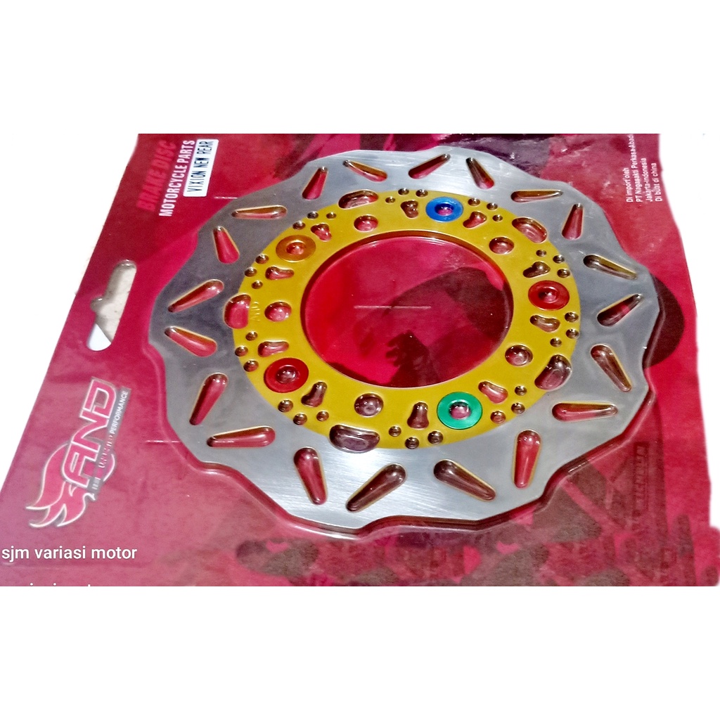 piringan cakram belakang YAMAHA MX KING &amp; VIXION NEW piringan variasi standar belakang