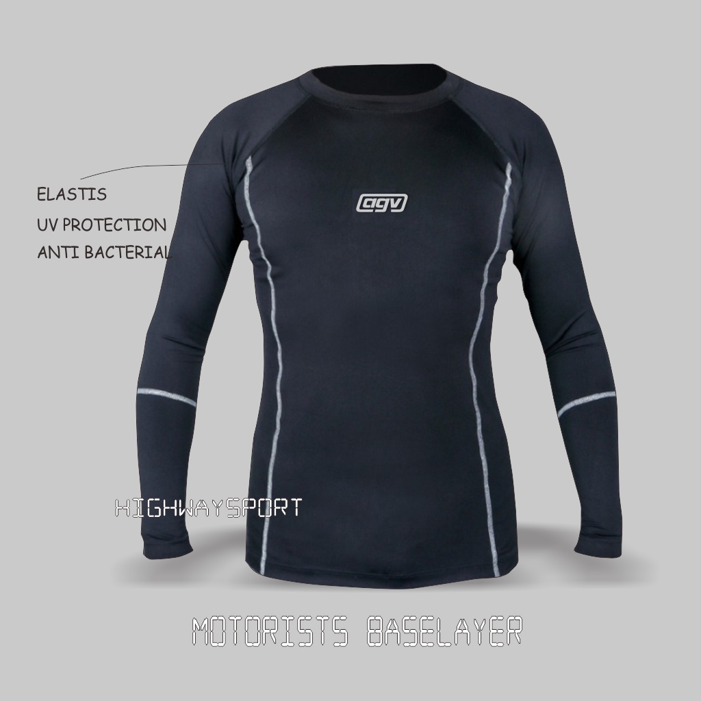 Baselayer Manset Pengendara Motor Anti Bakteri Quickdry