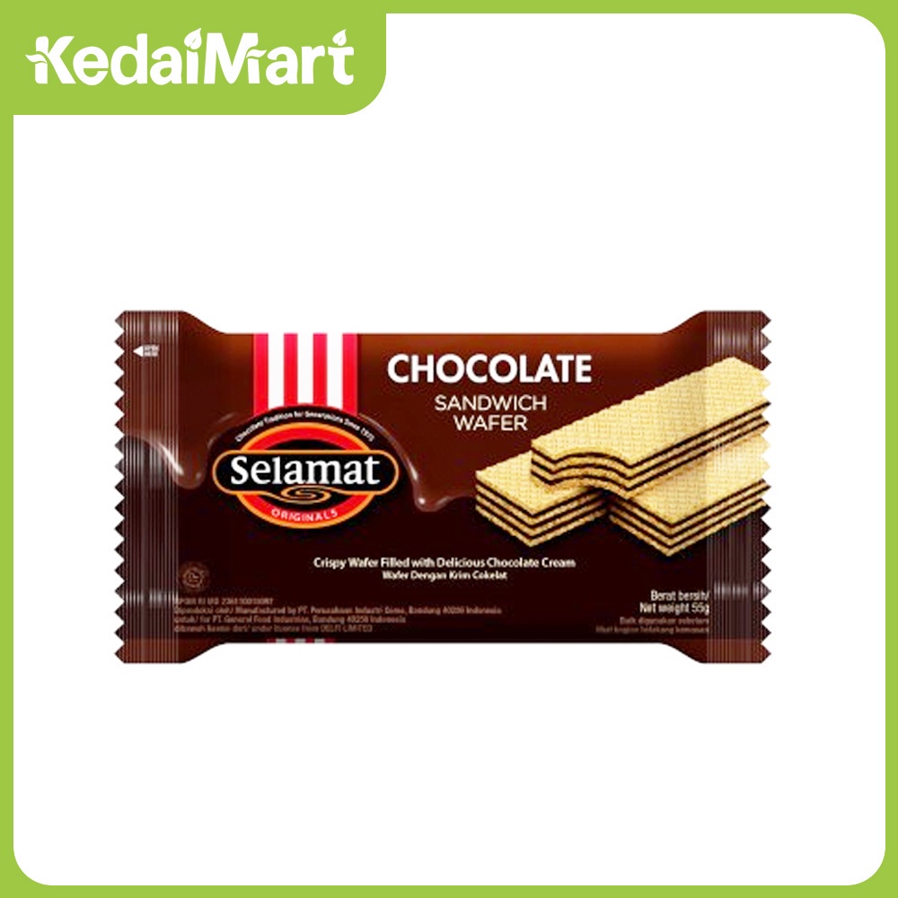 

Selamat Wafer Chocolate 60 Gram