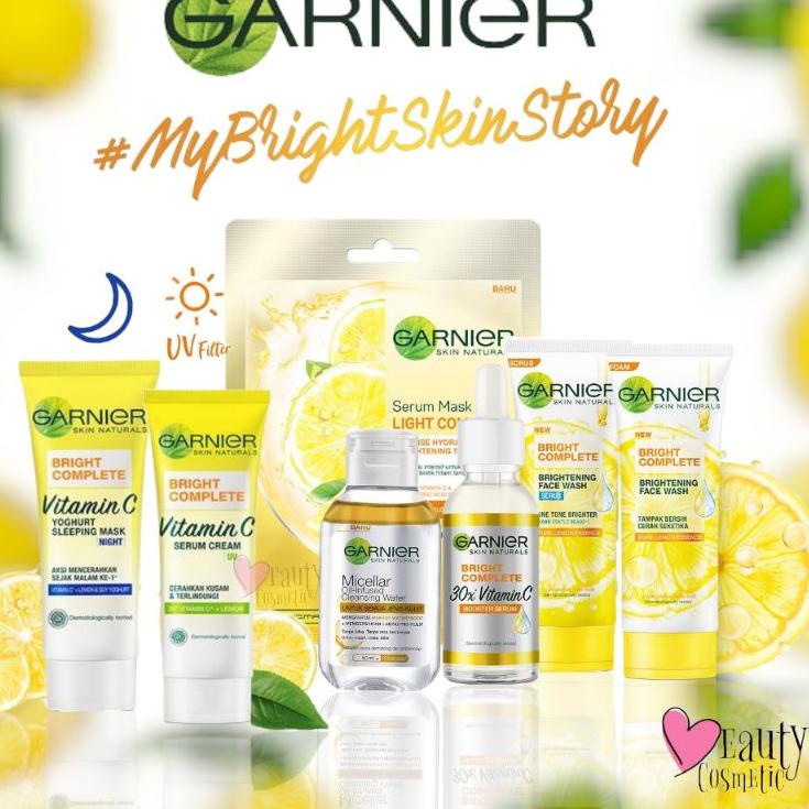 [274] [PROMO] Garnier Paket Lengkap Size Kecil || Paket Garnier Bright Complete Lengkap Size Kecil [