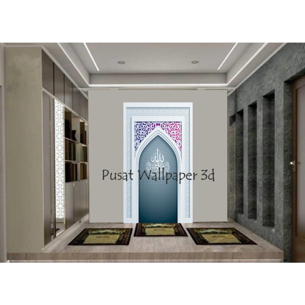Jual Wallpaper Mushola Rumah Kantor 3d Ornamen Masjid Klasik Islami