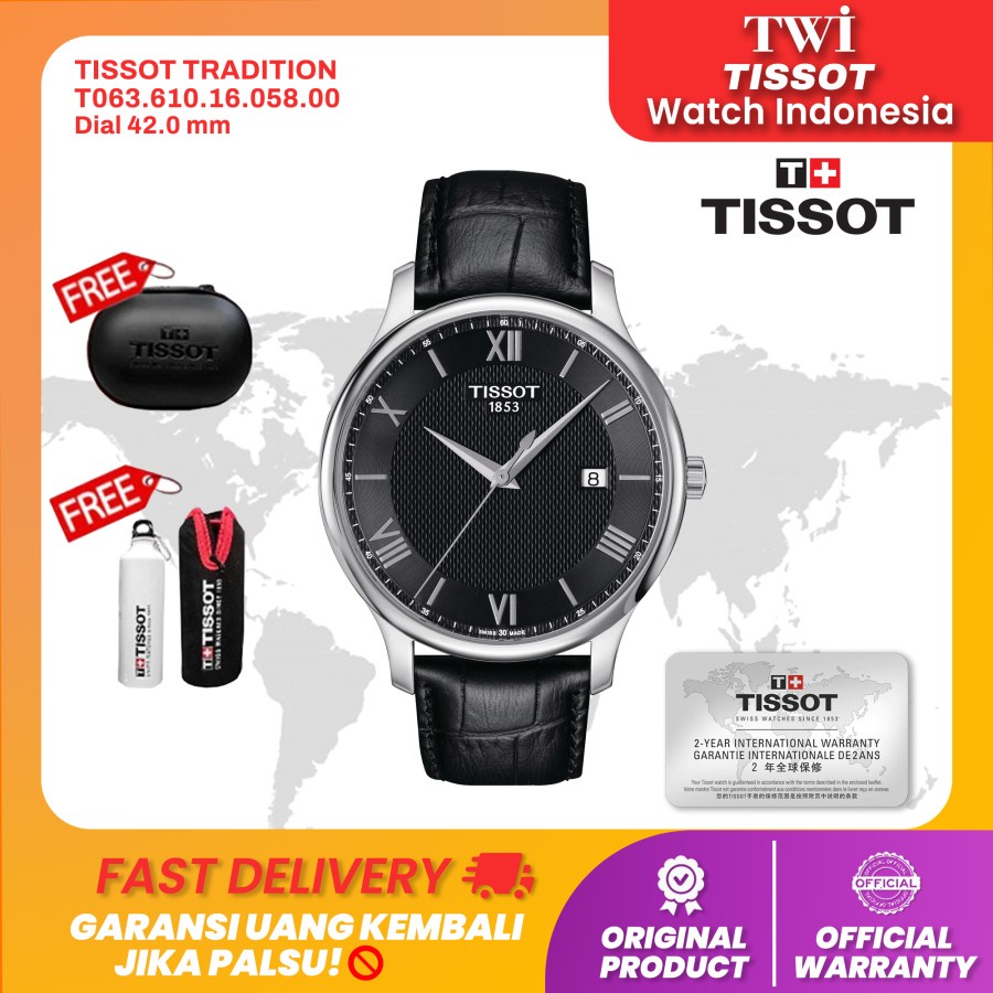 Jam Tangan Pria Tissot T063.610.16.058.00 Tradition