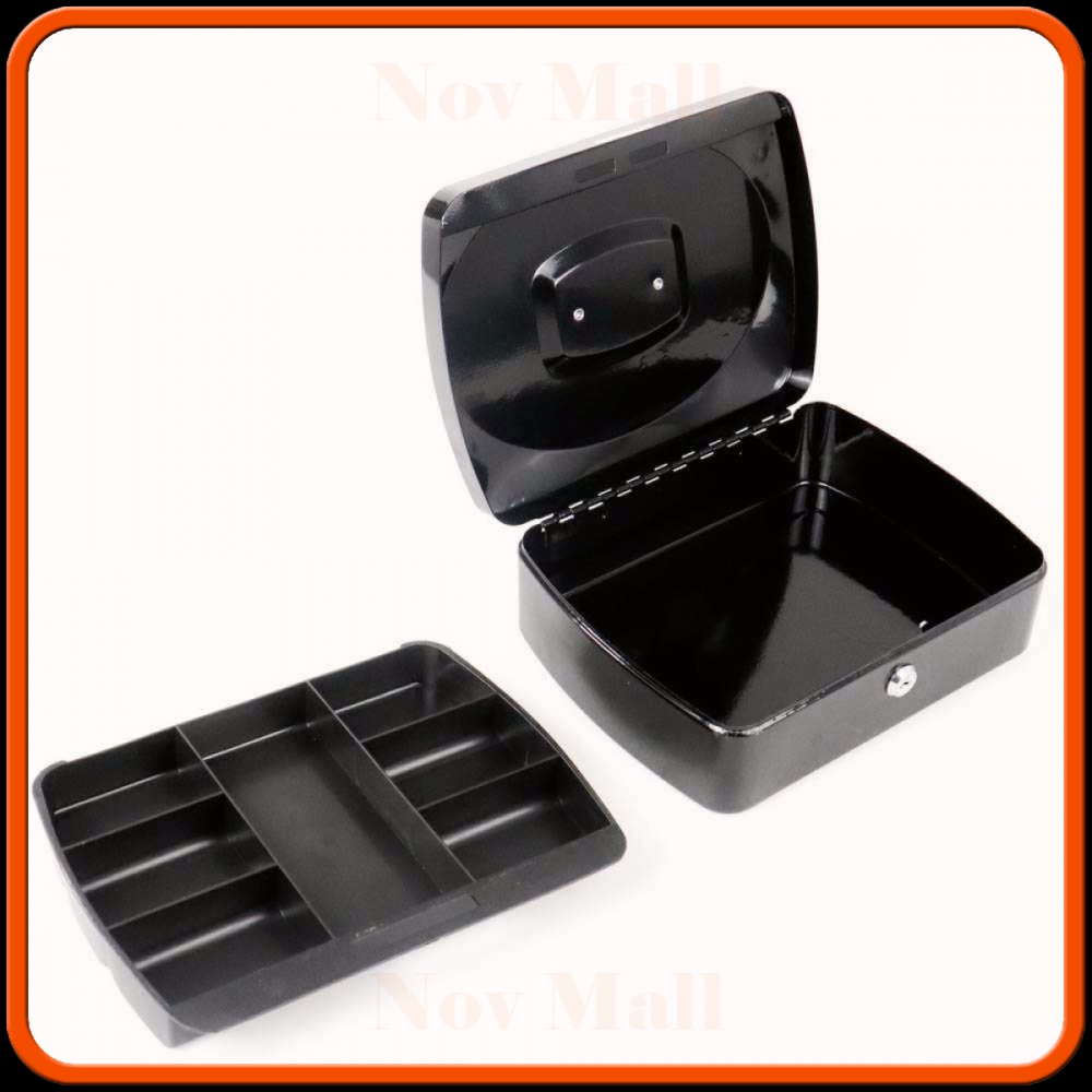 Kotak Brankas Uang Safebox Key Lock 25x19x9cm -ST510