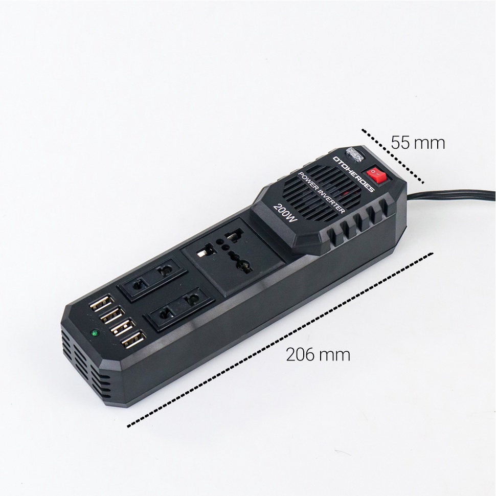 Car Power Inverter mobil DC 12V to AC 220V