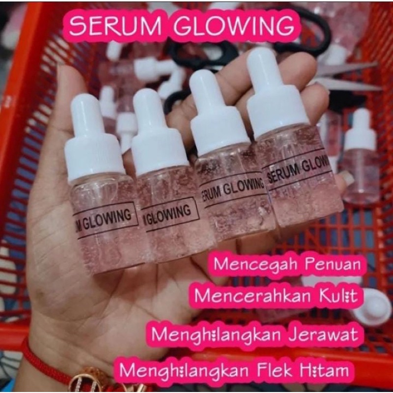 VIRAL!!!  SERUM GLOWING / SERUM WHITENING AMPUH MEMBUAT GLOWING