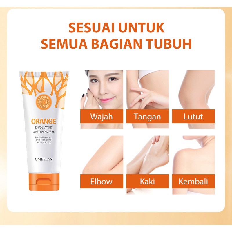 GMEELAN GLUTA WHITENING LAZY CREAM EXFOLIATING GEL MOISTURIZING DAY CREAM