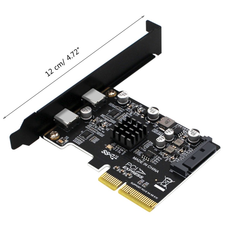 Zzz Super Speed PCI-E 3.0 Ke USB 3.1 2port Kartu Ekspansi PCI-Express 15Pin