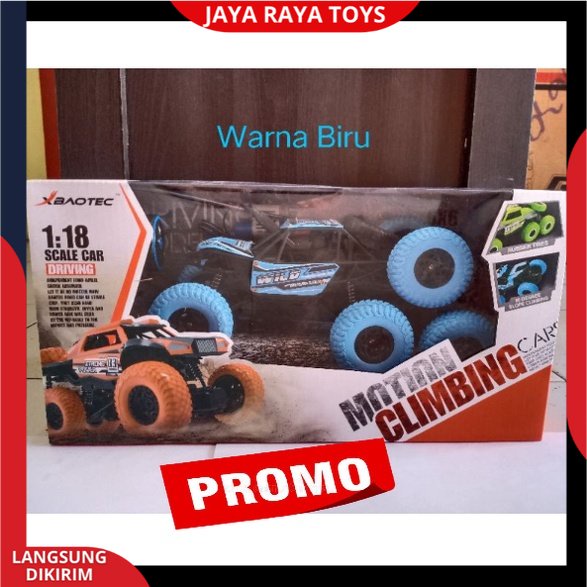 MAINAN MOBIL REMOT CONTROL 4WD 8 RODA SKALA 1:18 MOTION RC CAR CLIMBING CAR BATERAI CAS TERBARU