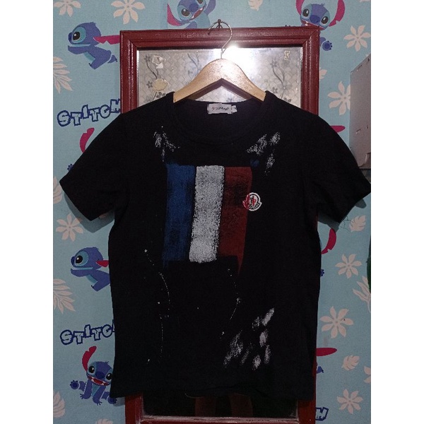 kaos moncler second, bekas/thrift