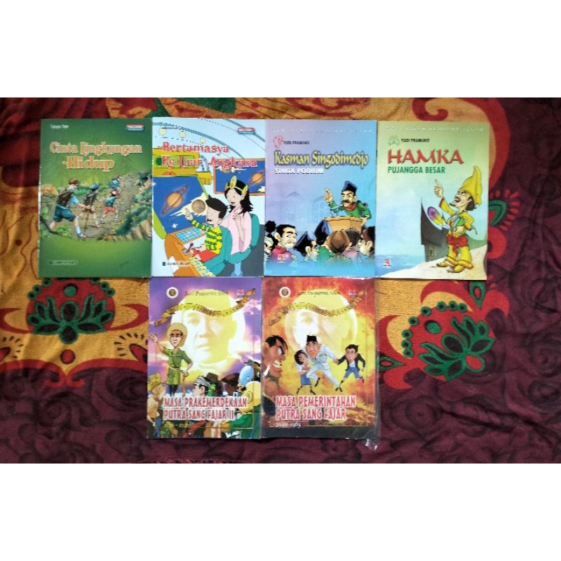 ORIGINAL BUKU CERITA ANAK CINTA LINGKUNGAN HIDUP HAMKA PUJANGGA BESAR BERTAMASYA KE LUAR ANGKASA KAS